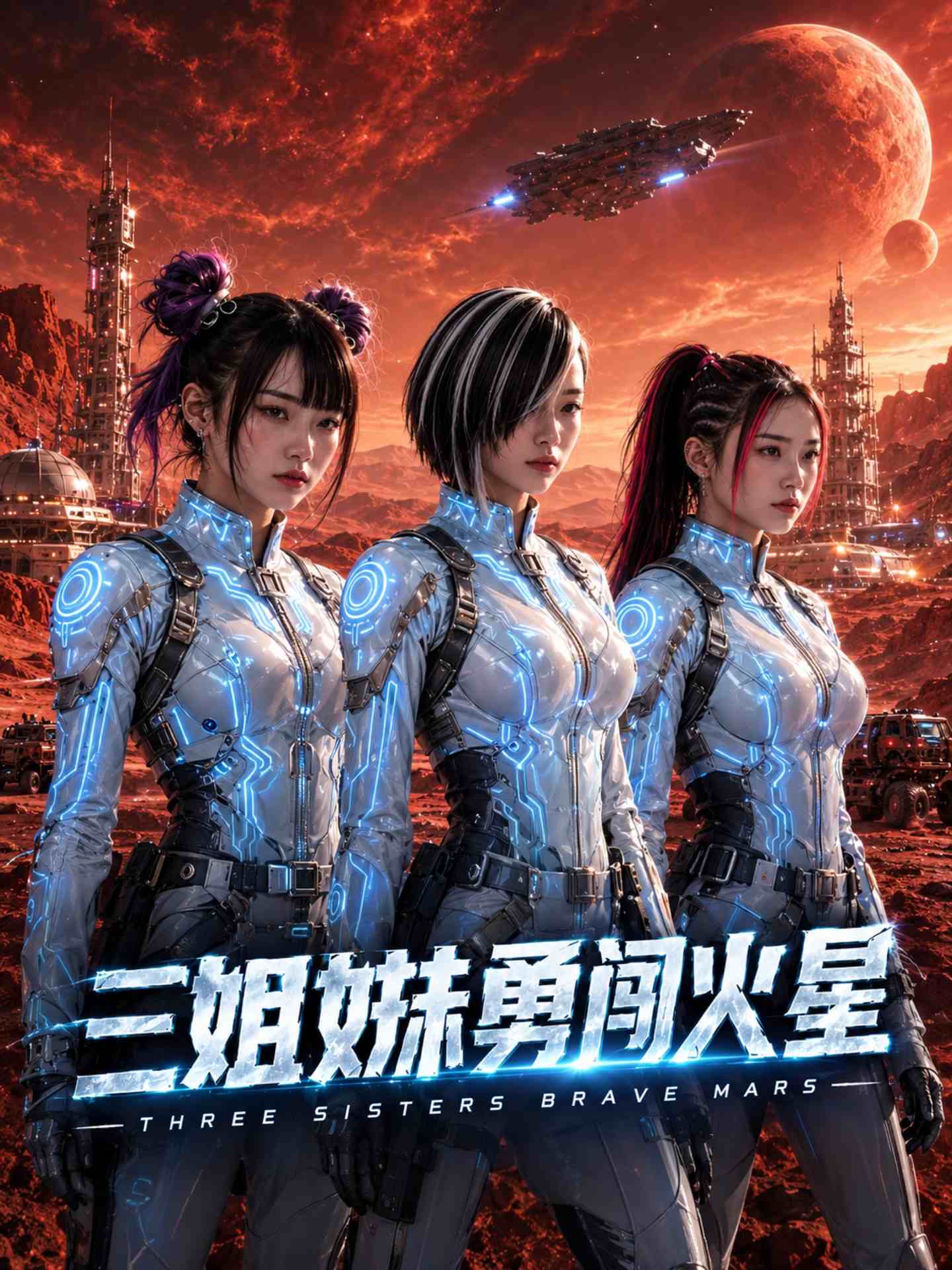 【AI成人短剧】三姐妹勇闯火星