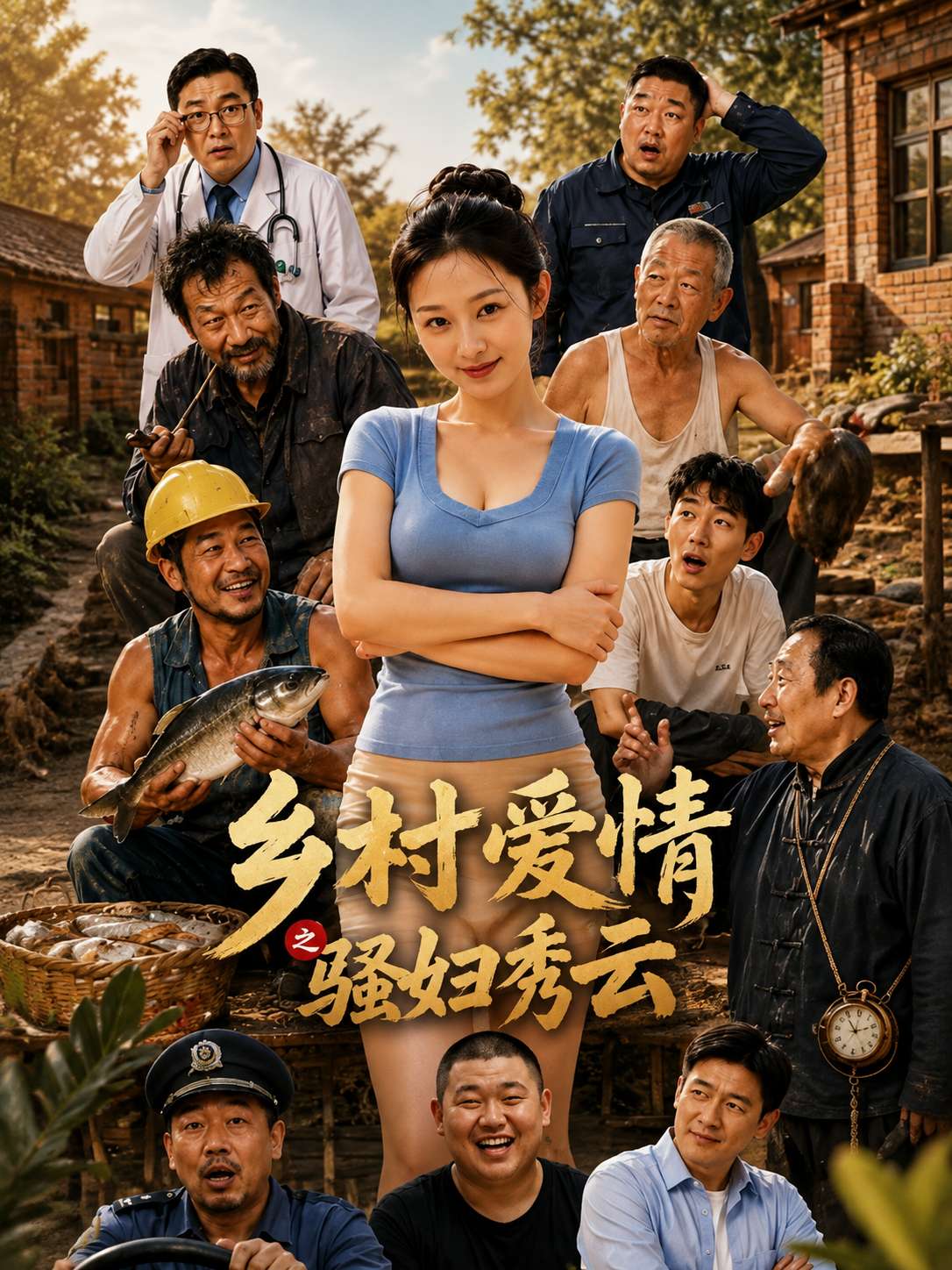 【AI成人短剧】乡村爱情之骚妇秀云