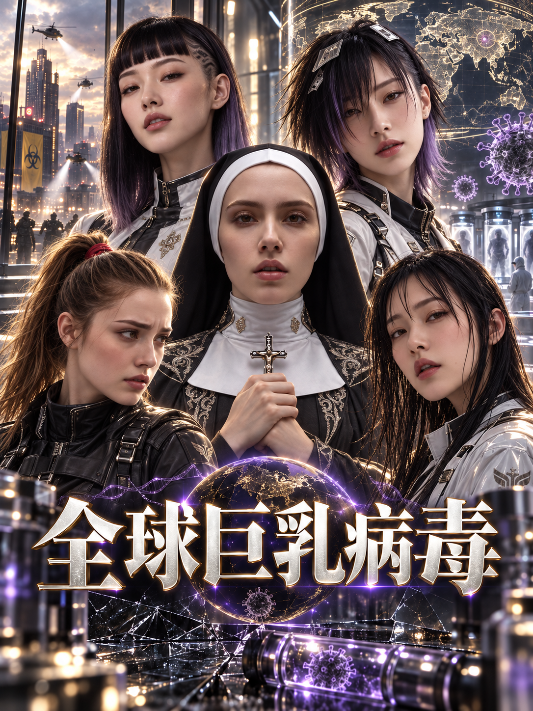 【AI成人短剧】全球巨乳病毒