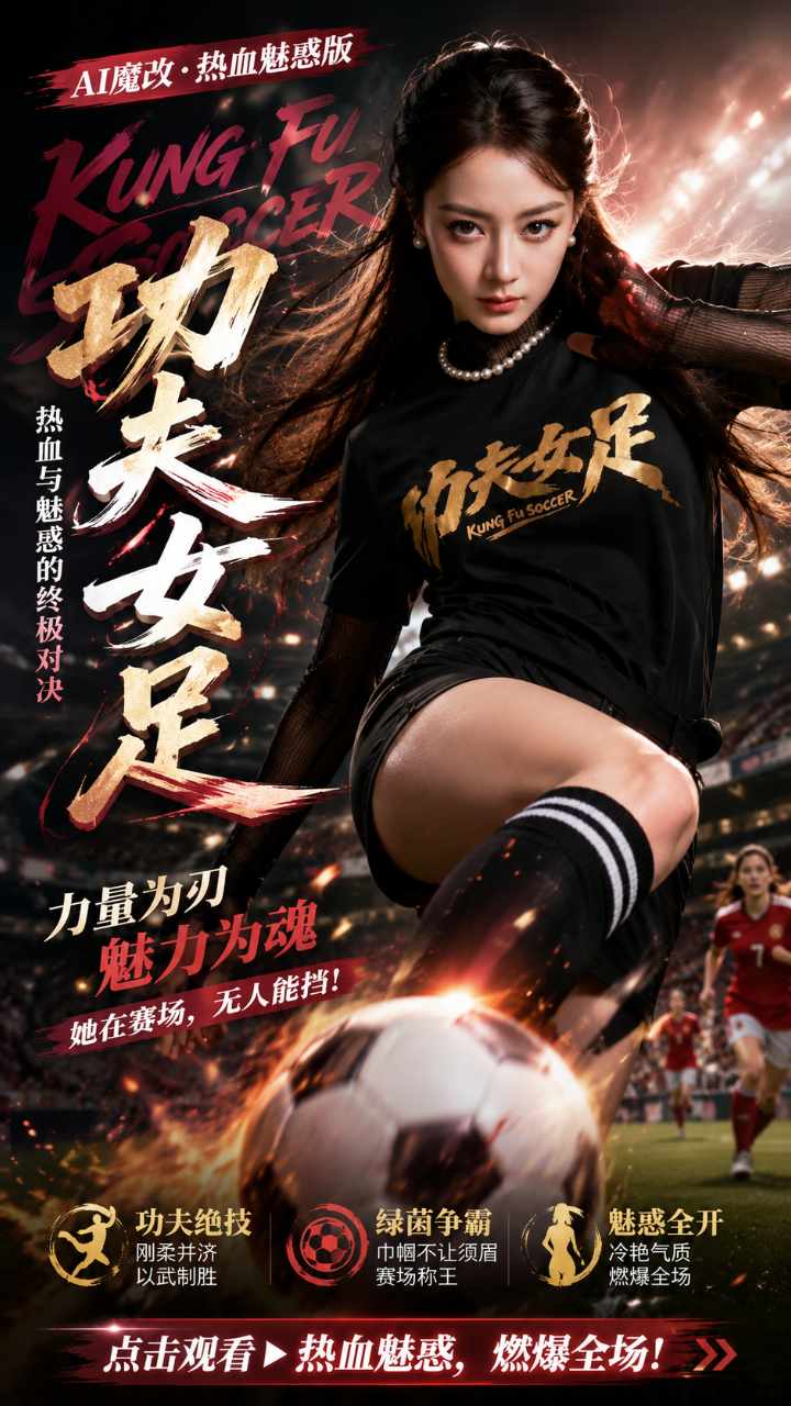 【AI成人视频】功夫女足 成人版