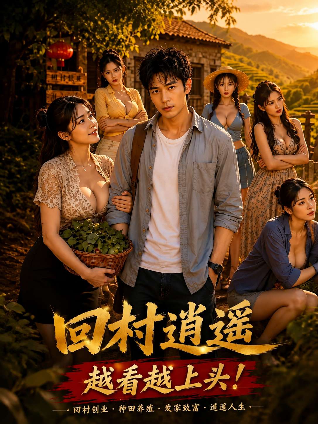 【AI成人短剧】回村逍遥