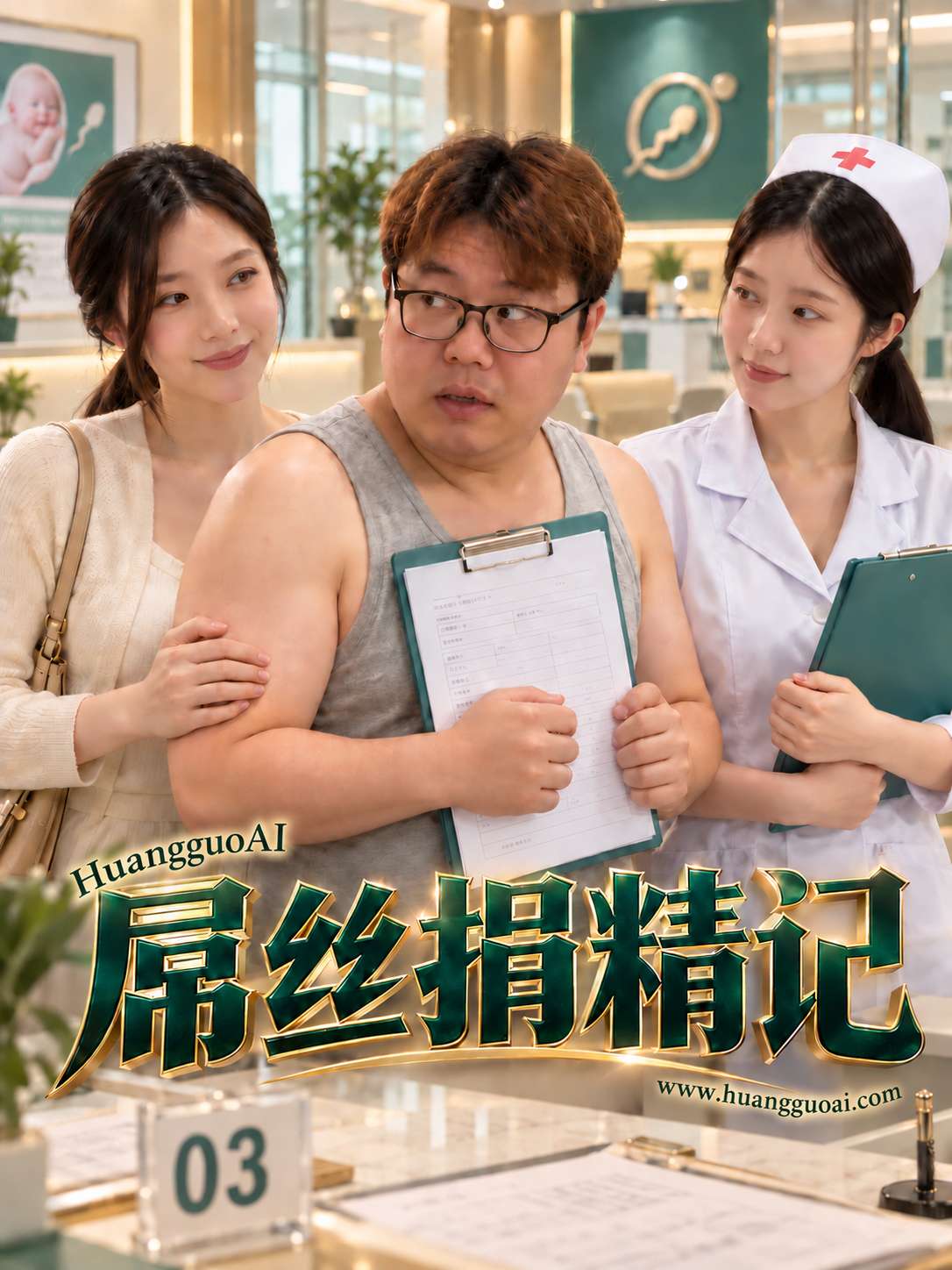 【AI成人短剧】屌丝捐精记