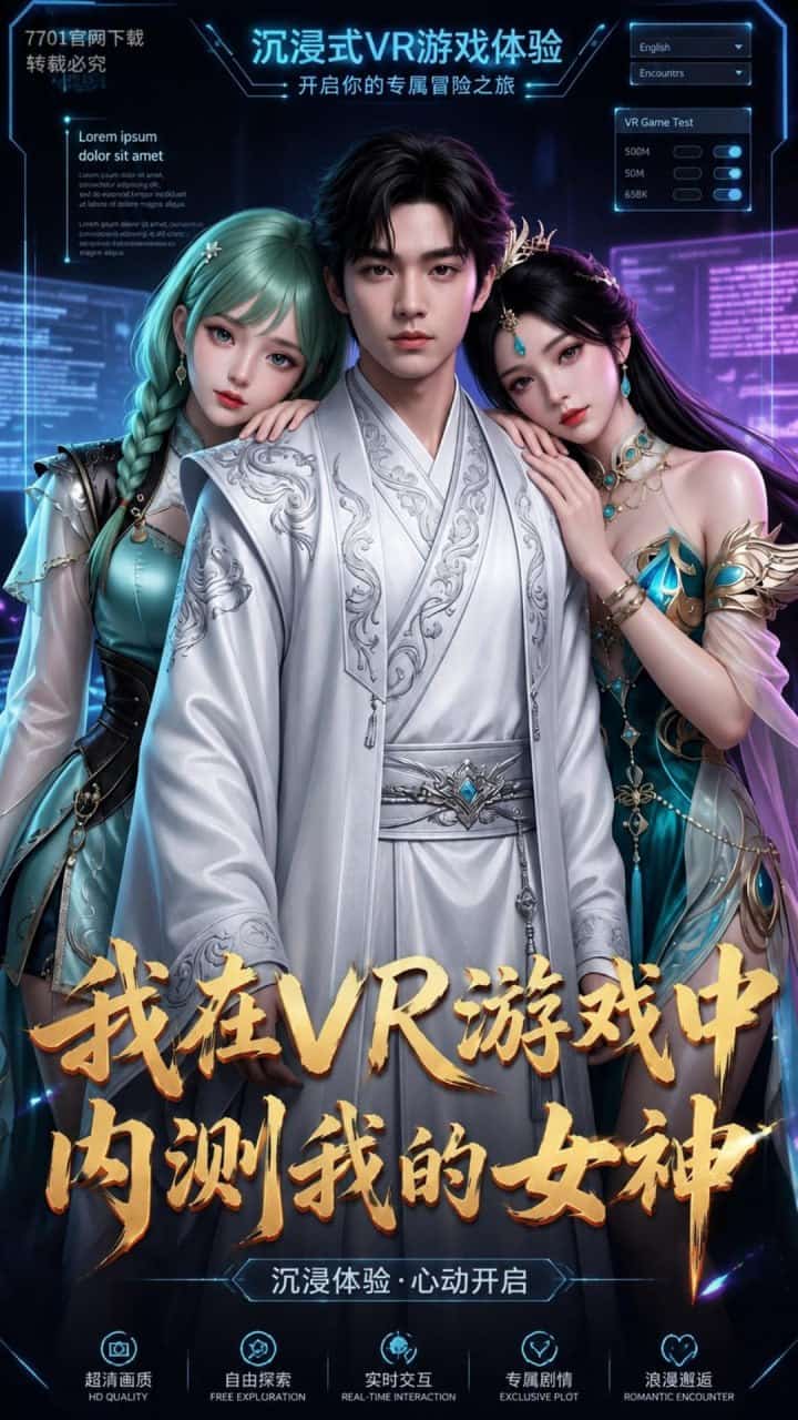 【AI成人漫剧】我在VR内测我的女神