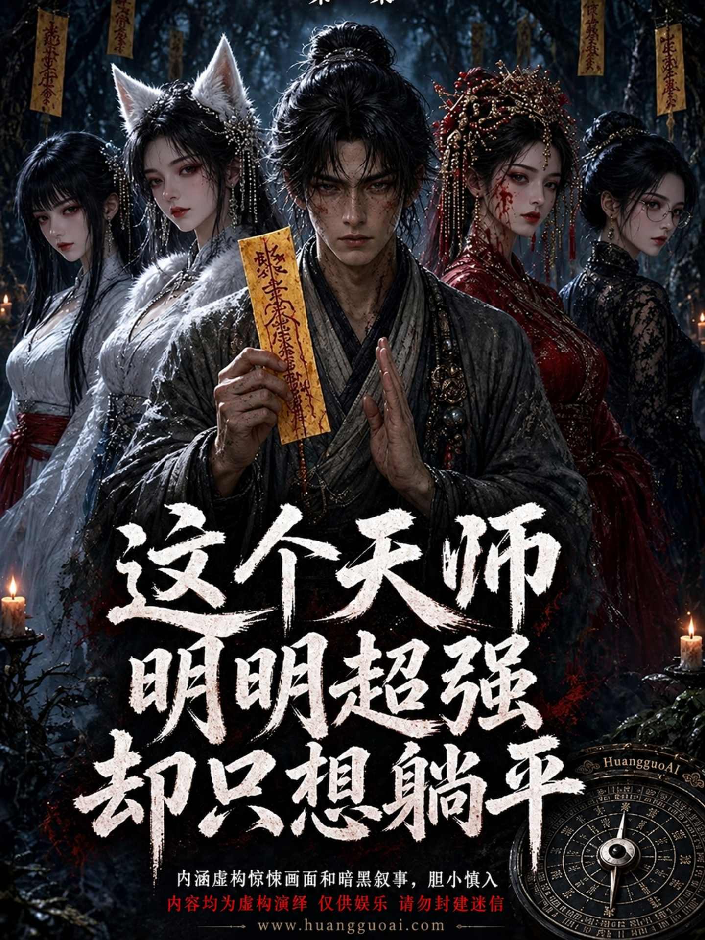 【AI成人短剧】这个天师明明超强，都只想躺平