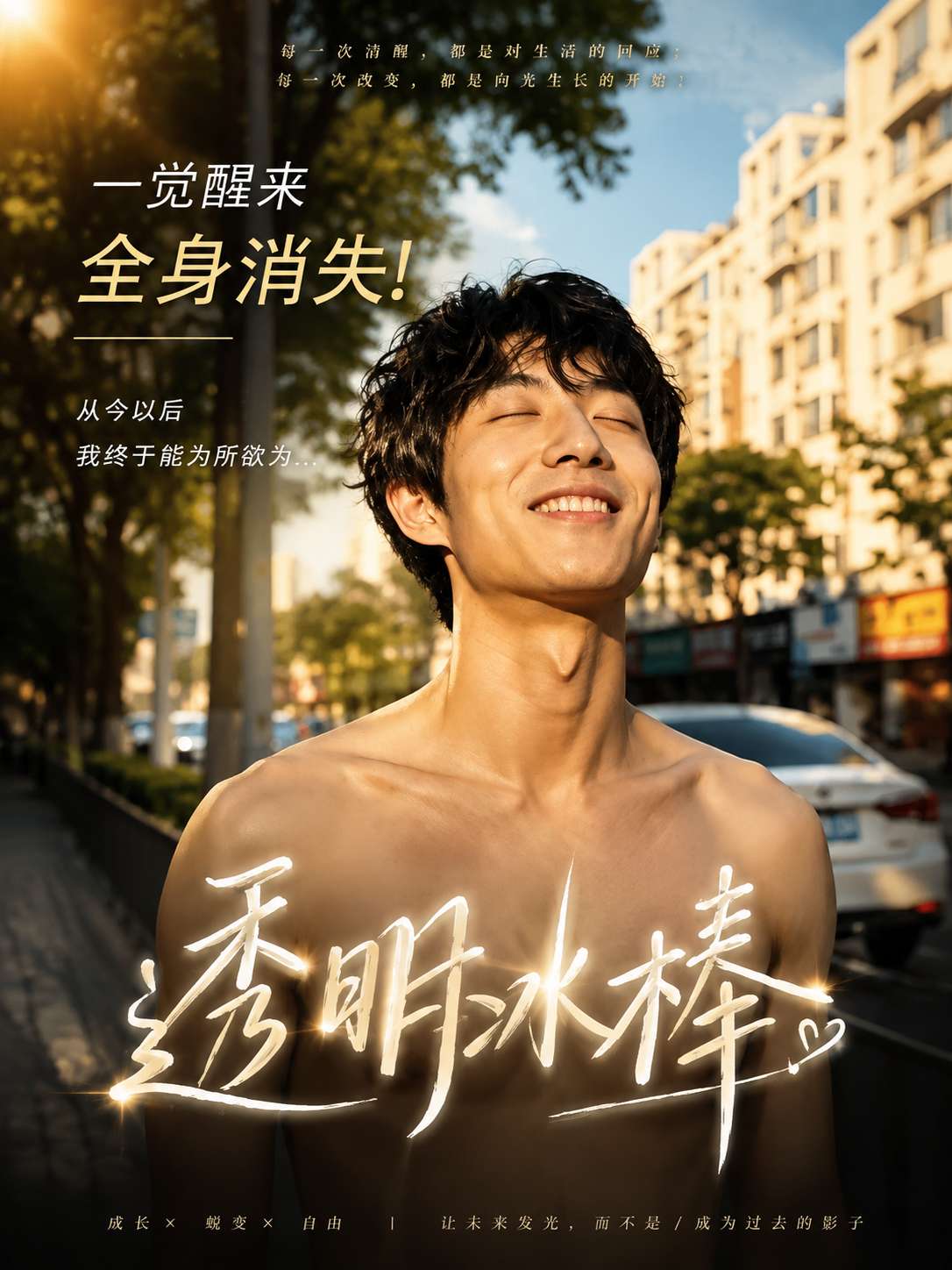【AI成人短剧】透明冰棒