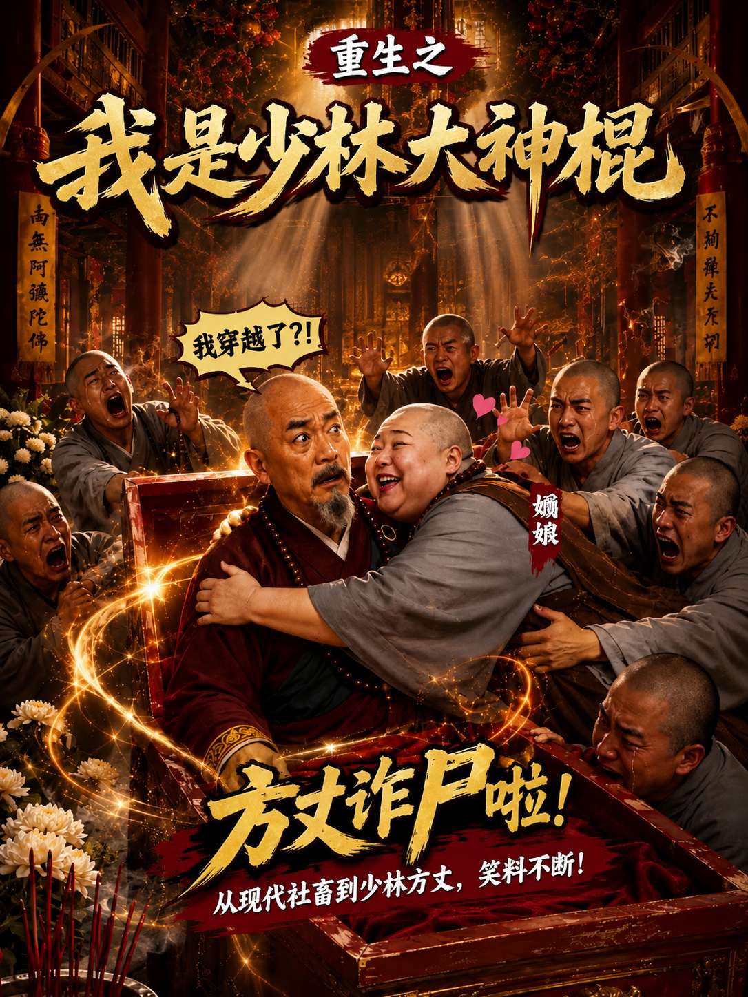 【AI成人短剧】重生之我是少林大神棍